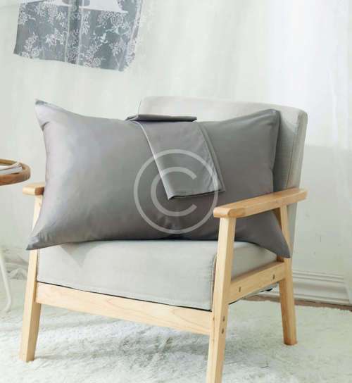 Decorative grey cushion